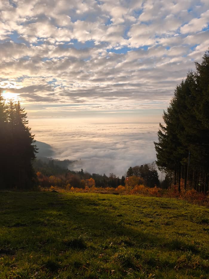 Über den Wolken · Nähe Mummelsee